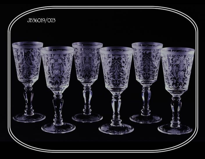 6 drink cup - 70x180 mm - Bachus ornament - 4.180,- EUR